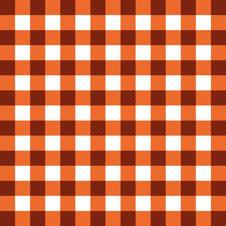 fundo xadrez laranja padrão colorido composto por várias cores