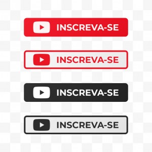 Inscreva-se YouTube PNG Botões Transparente [download] - Designi