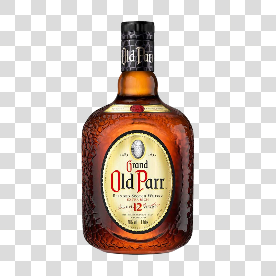 Whisky Old Parr PNG Transparente Sem Fundo [download] - Designi