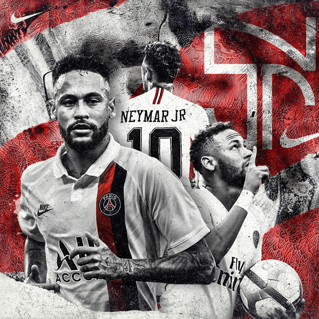 Flyer Jogador de Futebol Neymar Júnior Social Media PSD Editável [download]  - Designi