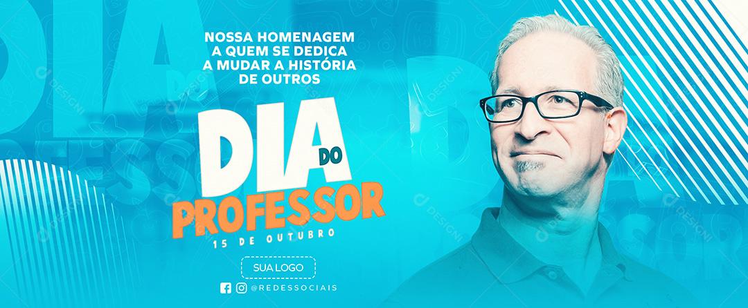 Banner Dia do Professore Social Media PSD Editável