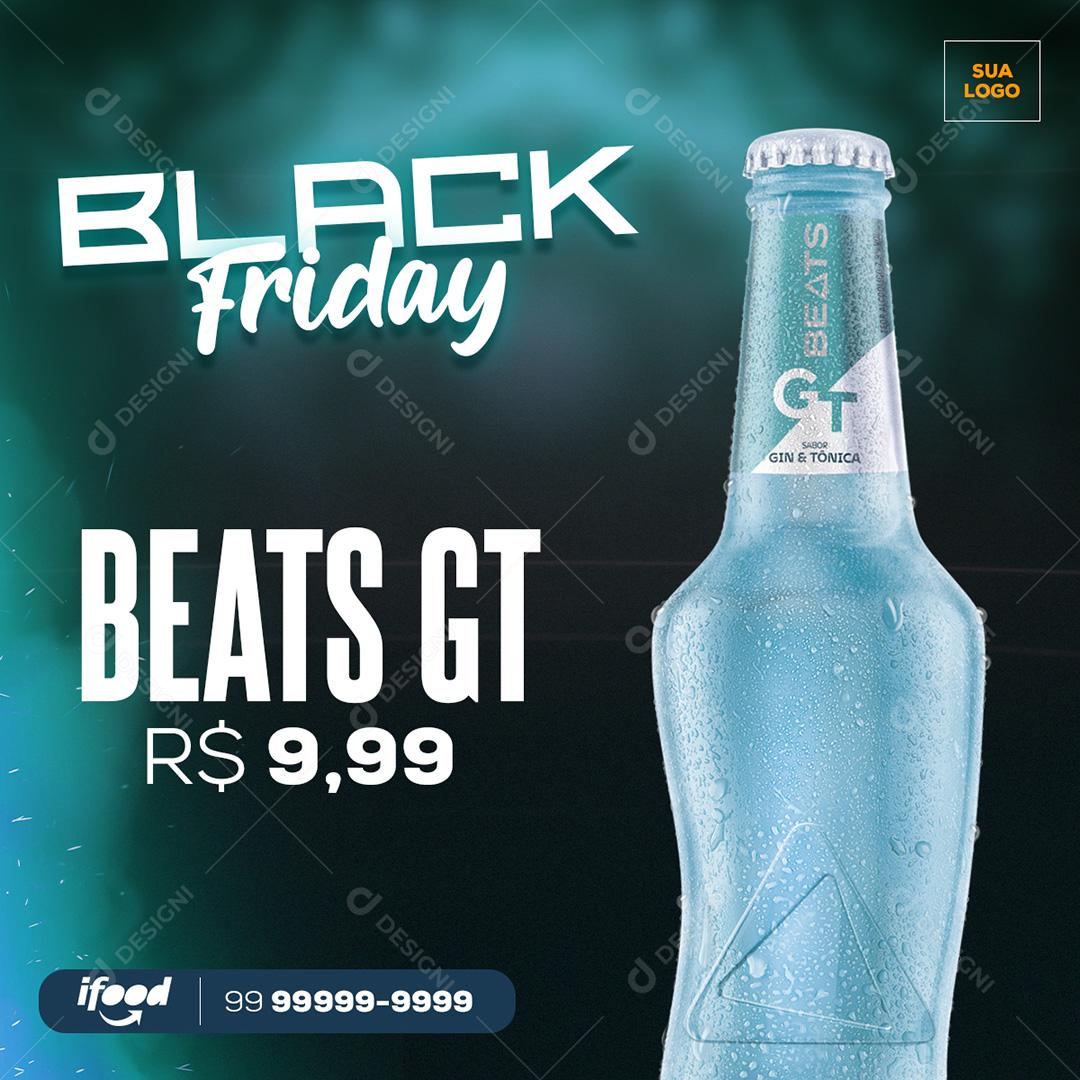 Black Friday GT Beats Social Media PSD Editável
