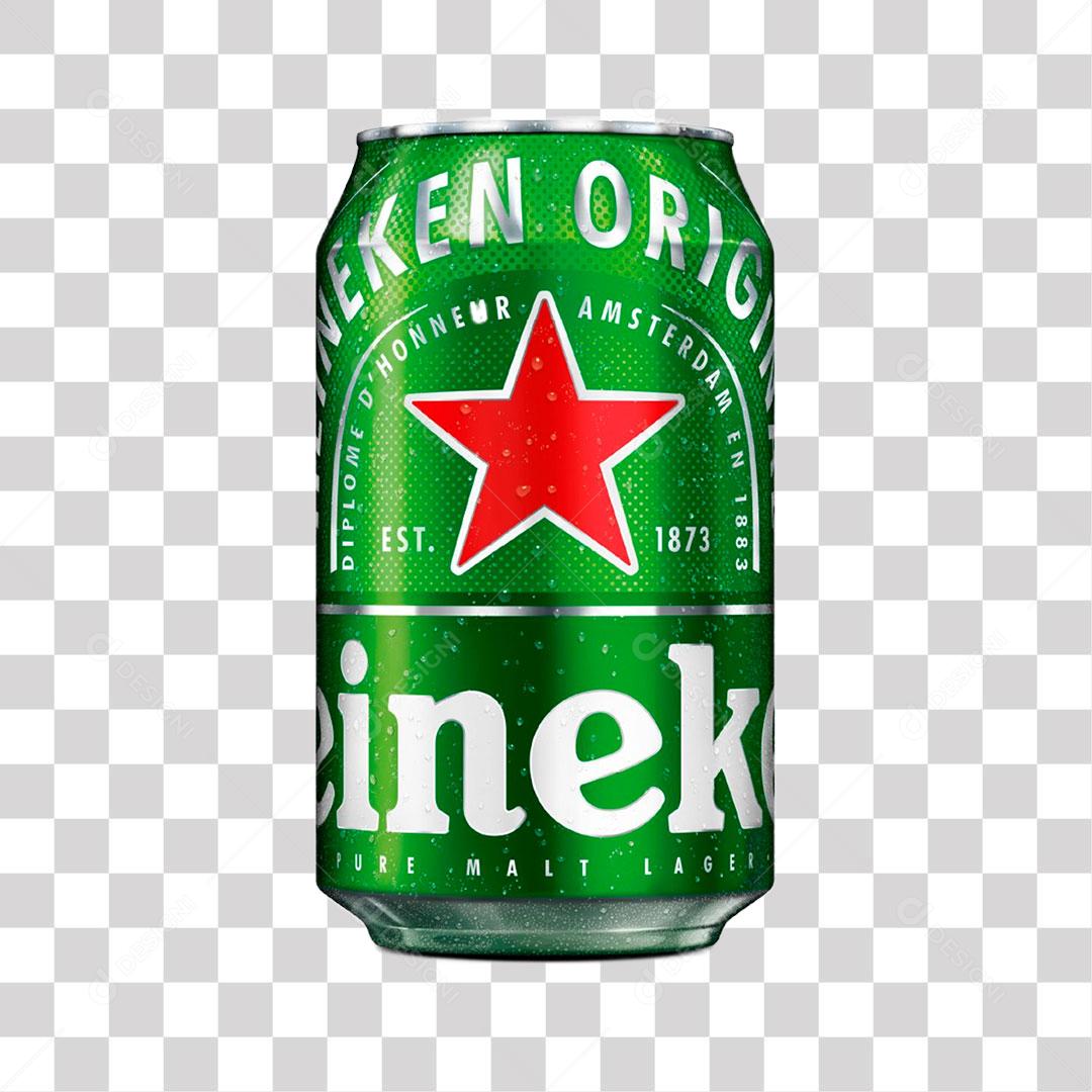 Heineken Lata PNG Transparente