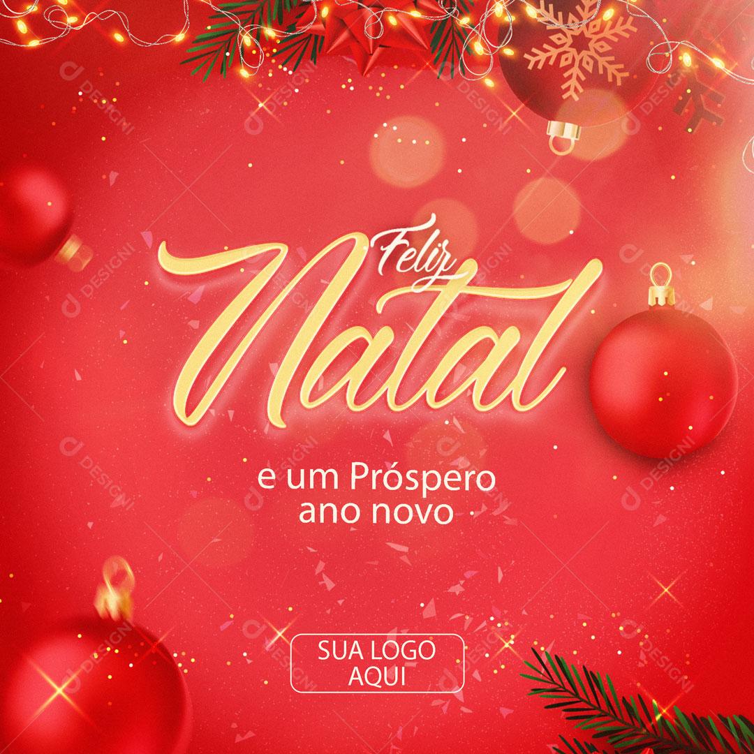 Social Media Feliz Natal e Um Próspero Ano Novo Familia Presentes PSD  Editável [download] - Designi