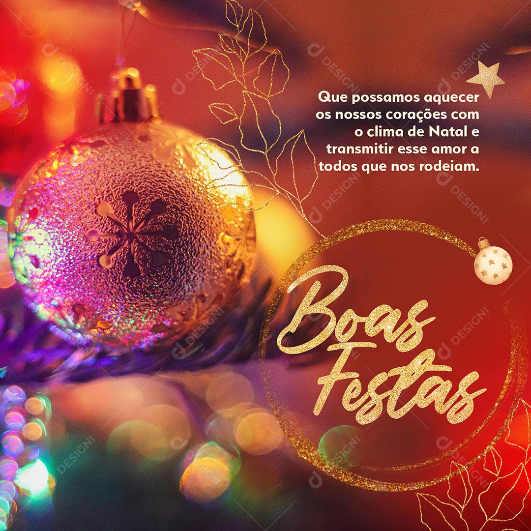 Template Social Media Boas Festas Feliz Natal PSD Editável [download] -  Designi