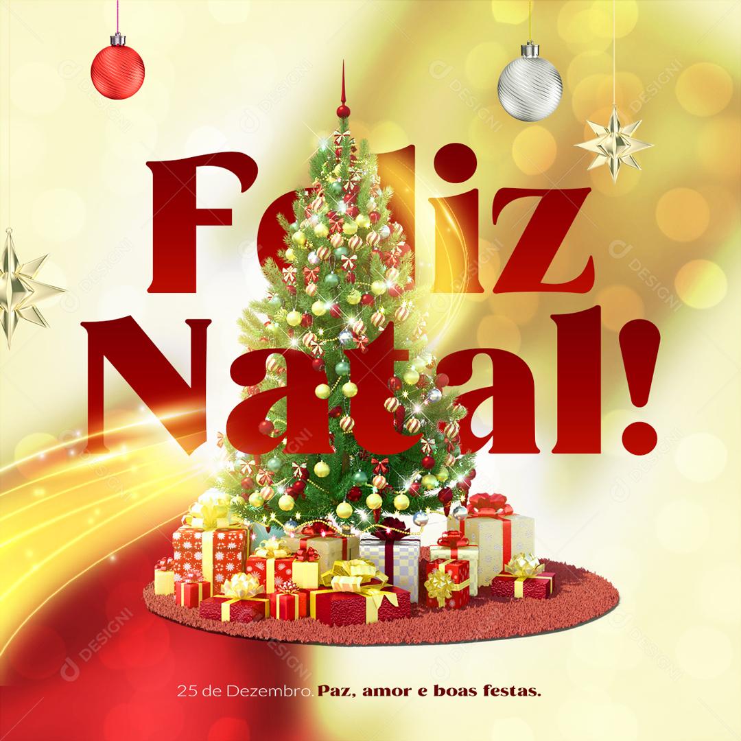 Feliz Natal 25 de Dezembro Nascimento Jesus Data Comemorativa Família  [download] - Designi