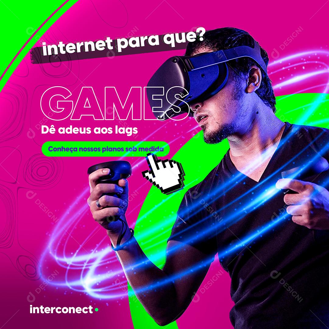 Social Media Provedor de Internet Jogos Online Mais Jogados 2022 PSD  Editável [download] - Designi