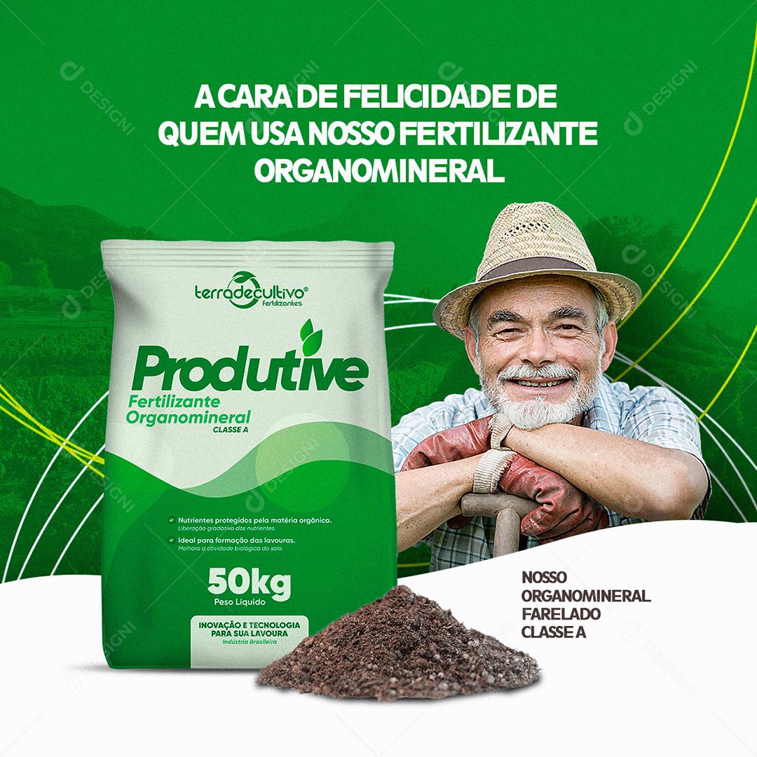 Agropecuárias Fertilizantes Social Media PSD Editável
