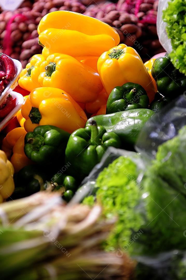 Verduras feiras supermercado mercado hortifruti atacado e varejo