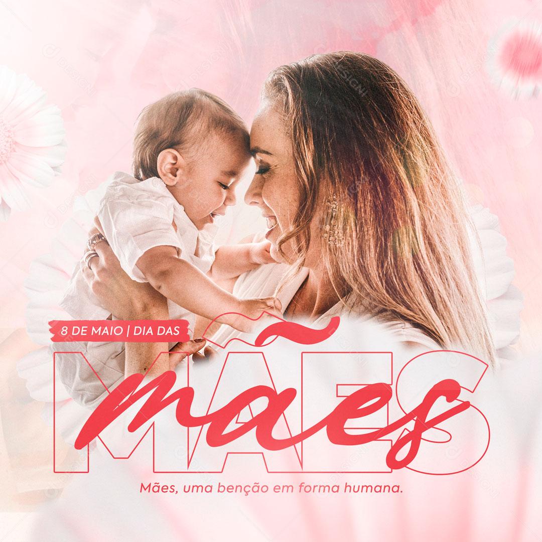 Feliz Dia Das Mães Data Comemorativa Social Media PSD Editável