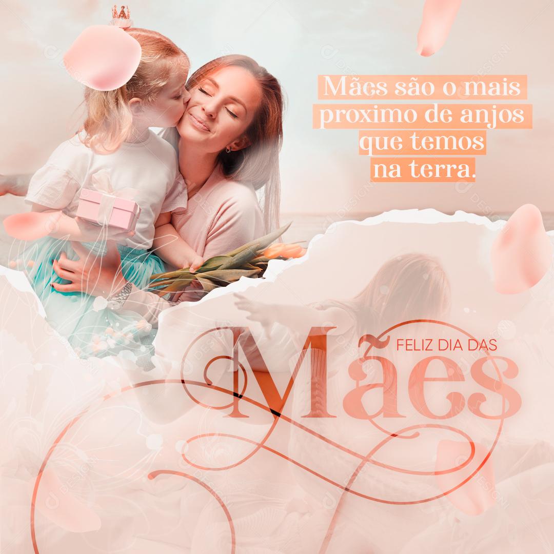Feliz Dia Das Mães 08 de Maio Social Media PSD Editável