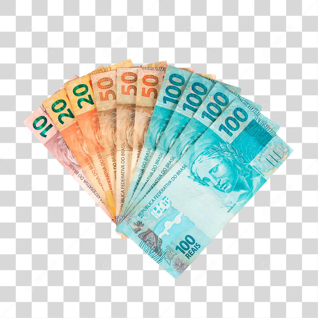 Notas De Dinheiro Reais Moeda Brasileira Png Transparente Download
