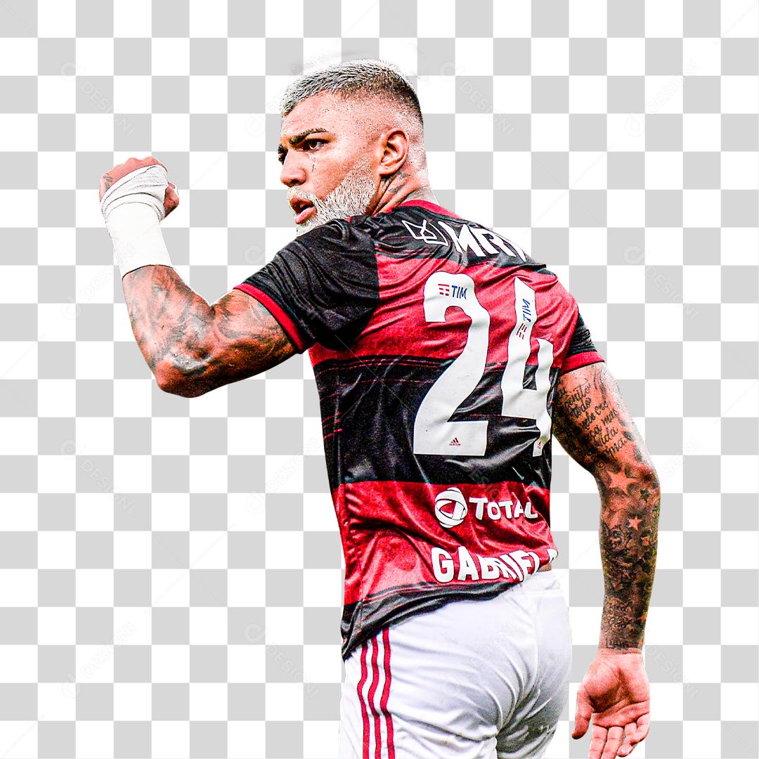 Jogador De Futebol Gabi gol Flamengo PNG Transparente Sem Fundo