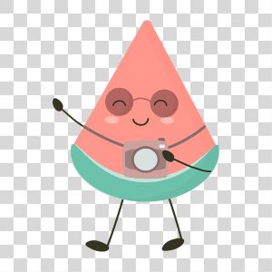 Desenho de um morango fofinho e feliz [download] - Designi