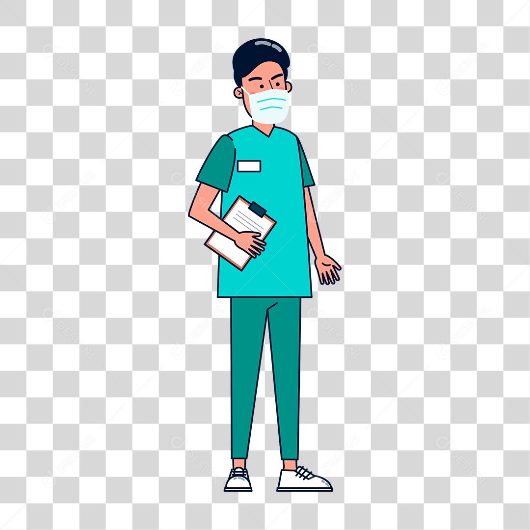 Desenho de Médica Enfermeira PNG Transparente [download] - Designi