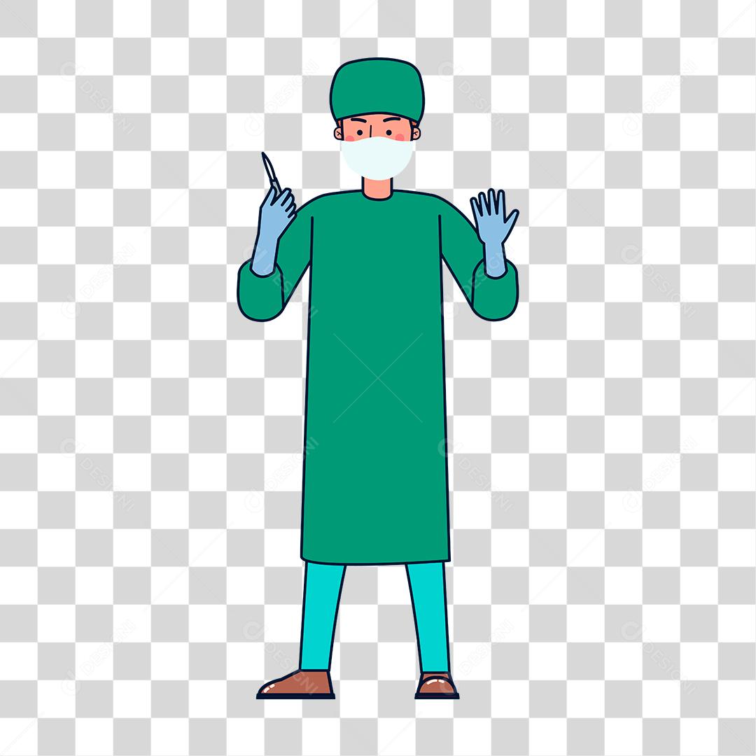 Desenho de medico cirurgião [download] - Designi
