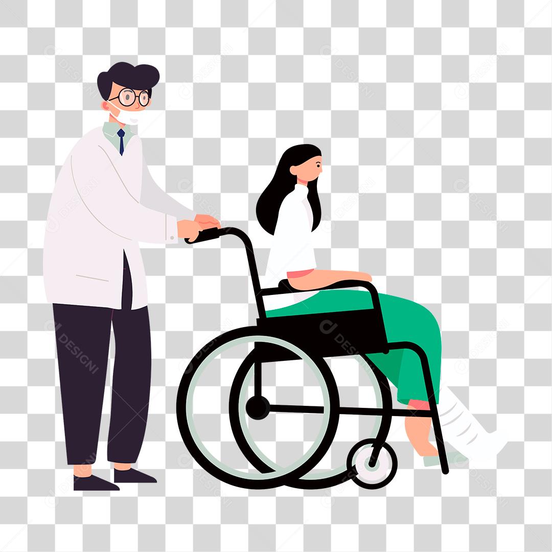 Desenho de medico atendendo paciente [download] - Designi