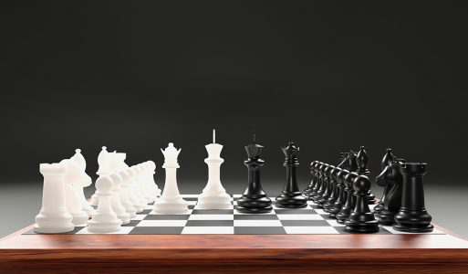 Tabuleiro de xadrez 3D em fundo, Banco de Video - Envato Elements