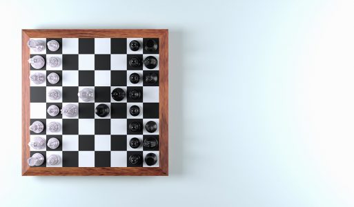 Conjunto de peças de xadrez de madeira em fundo preto, jogo de xadrez.  [download] - Designi