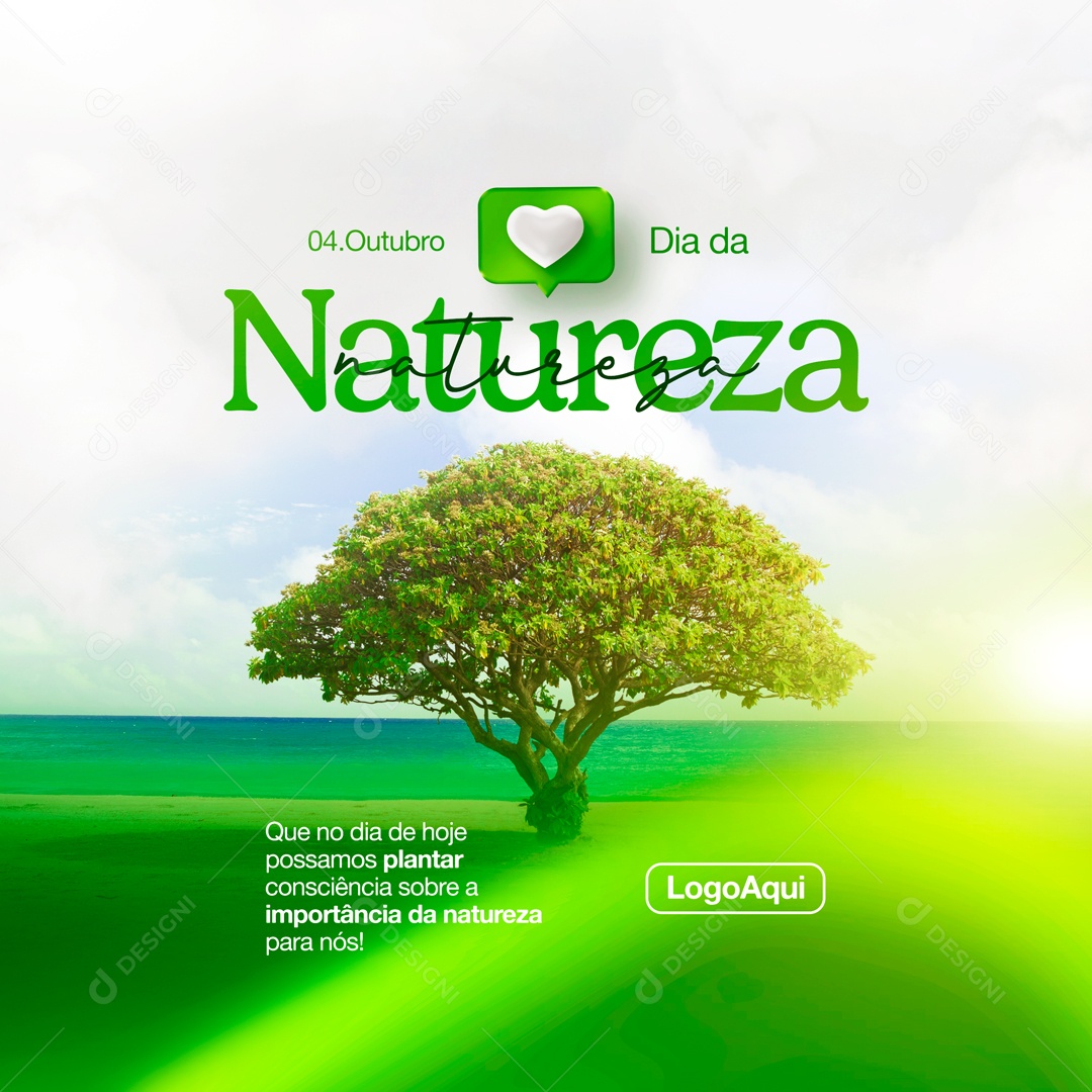 Dia Da Natureza 4 De Outubro Data Comemorativa Social Media PSD Editável  [download] - Designi