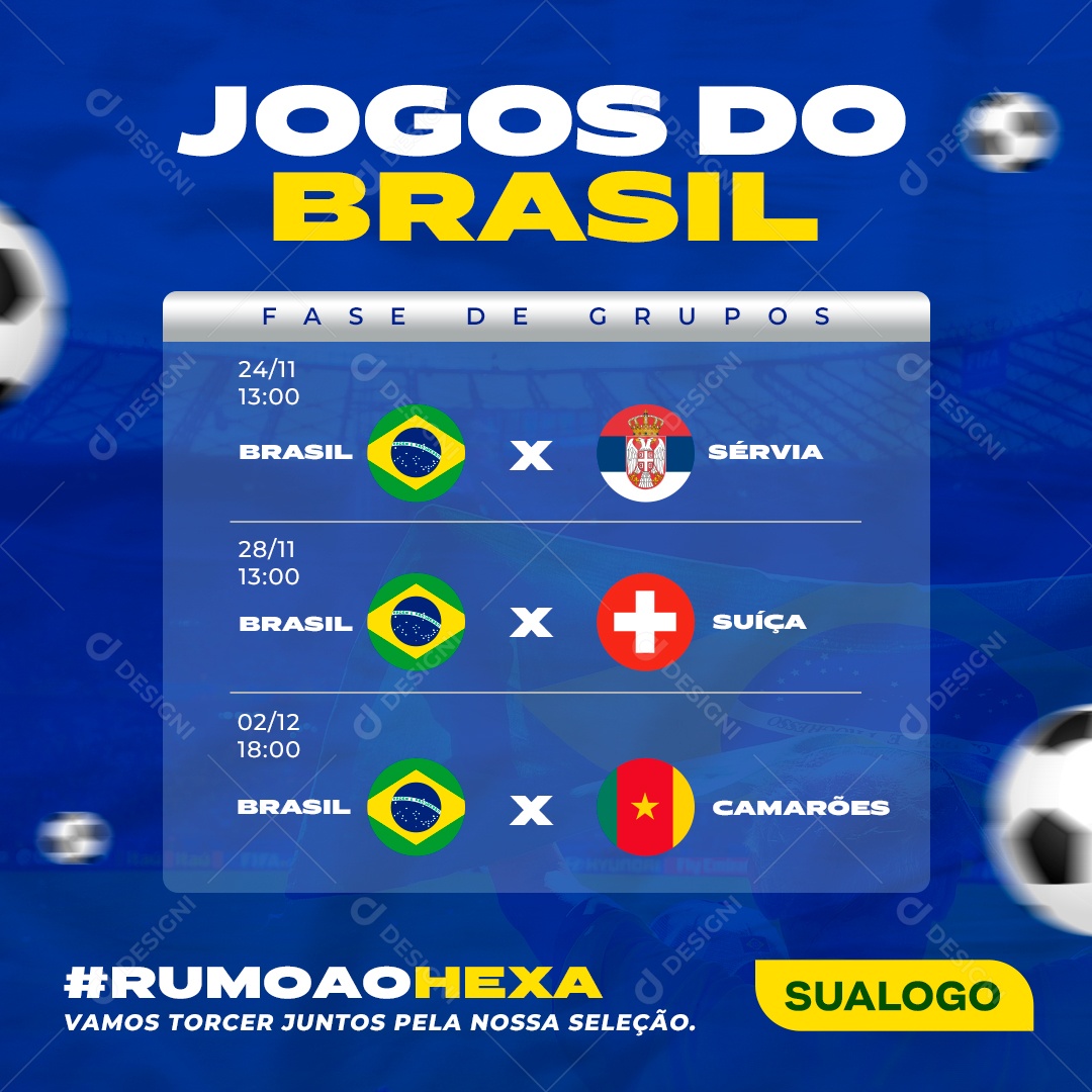 Placar Jogo Brasil Copa Do Mundo Resultado Social Media PSD