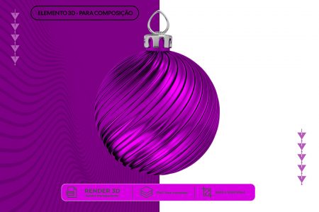 Bola de Natal Azul e Guirlanda Natalina PNG [download] - Designi