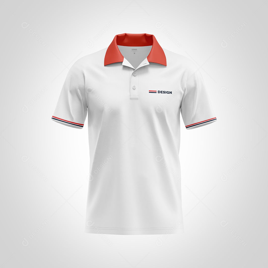 Mockup Camisa Polo - Frente PSD [download] - Designi