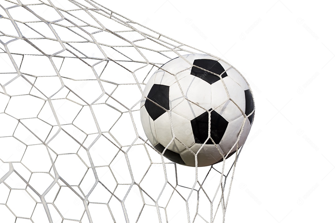 Fotos grátis de Bola de futebol na perspectiva da rede