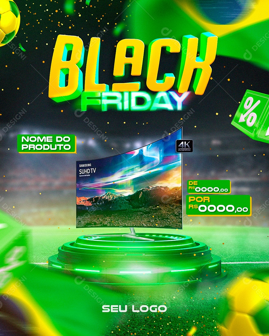 Social Media PC Gamer Com o Melhor Preço Black Friday PSD Editável  [download] - Designi