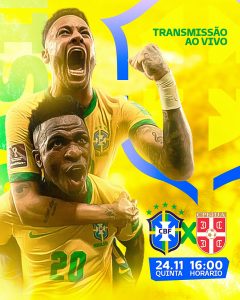 Brasil - Poster 18x 24 Calendário-Placar da Copa do Mundo 2018