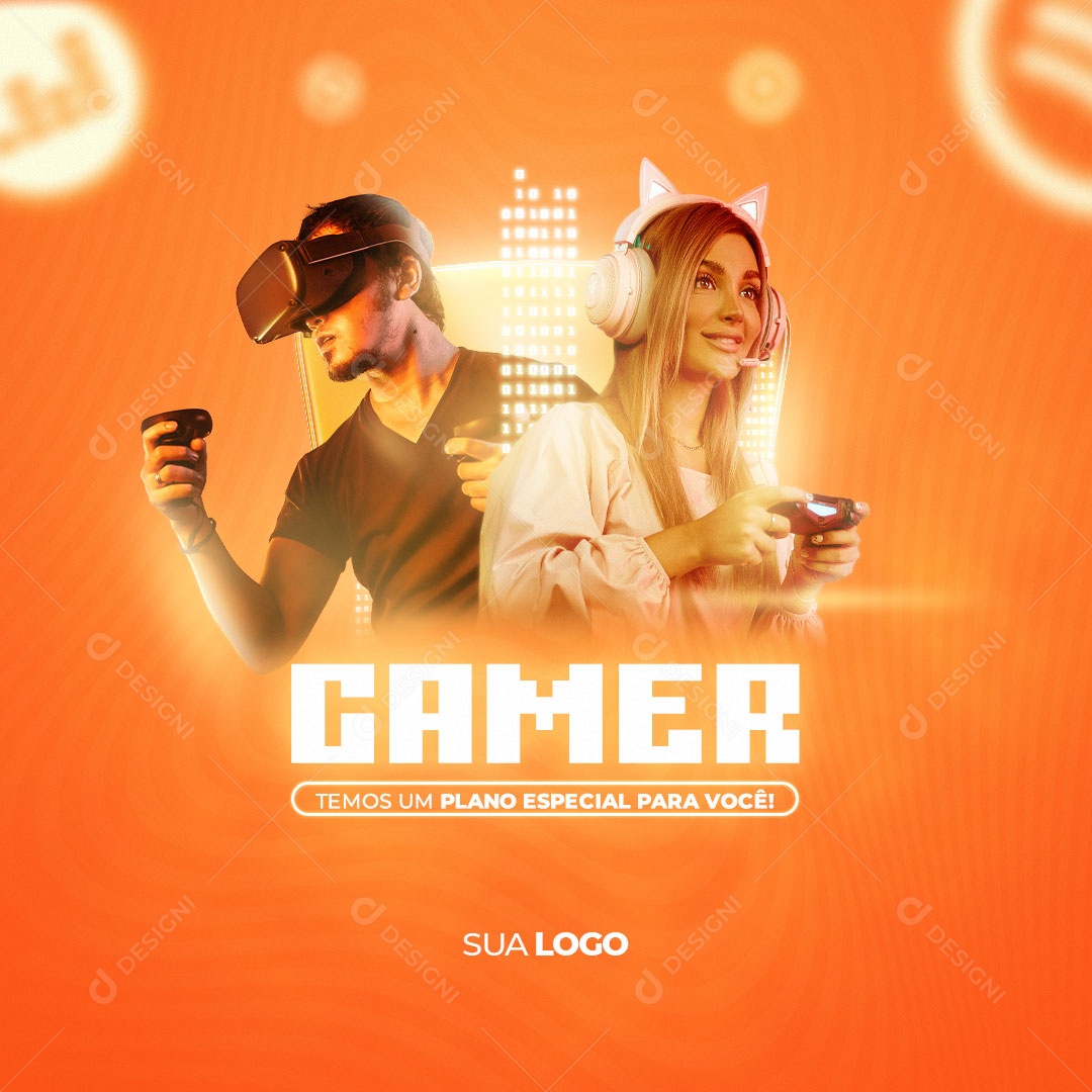 Logo Gamer - Vetores e Arquivos PSD Grátis para Download