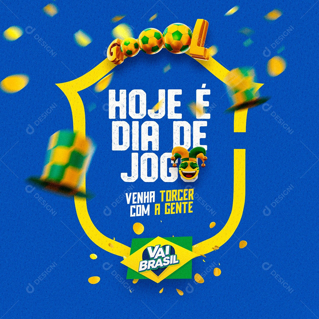 Placar Jogo Brasil Copa Do Mundo Resultado Social Media PSD Editável  [download] - Designi