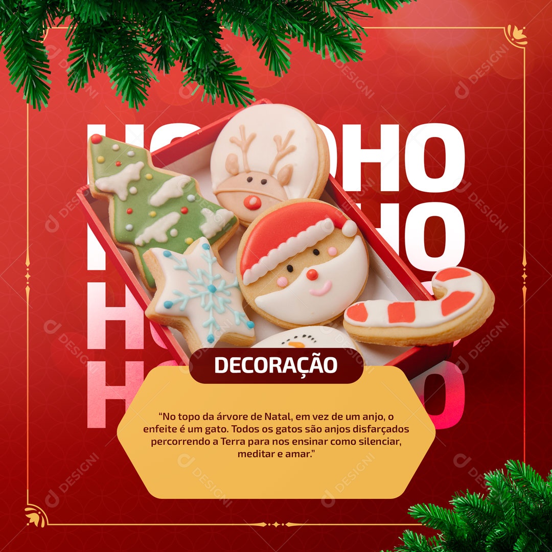 Feliz Natal Repleto de Harmonia Social Media PSD Editável [download] -  Designi