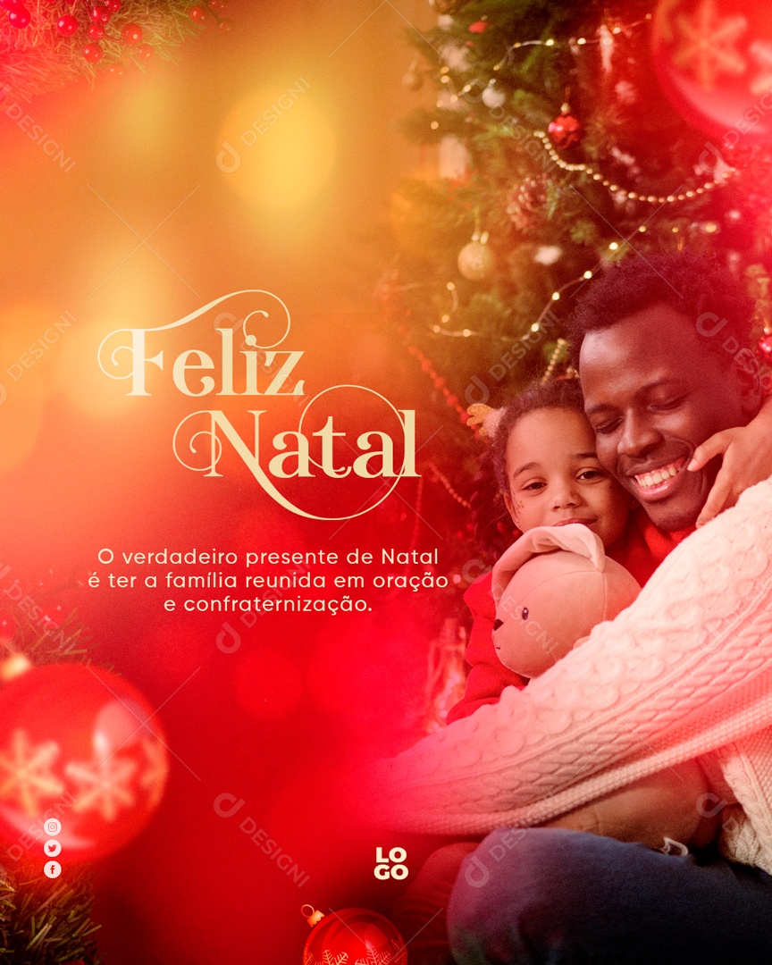 O Verdadeiro Presente de Natal é Ter a Família Reunida Em Oração e  Confraternização Social Media PSD Editável [download] - Designi