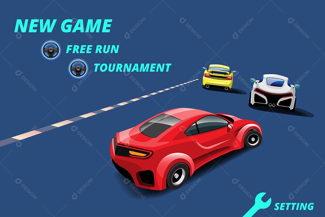 Vetores e ilustrações de Jogos carros para download gratuito