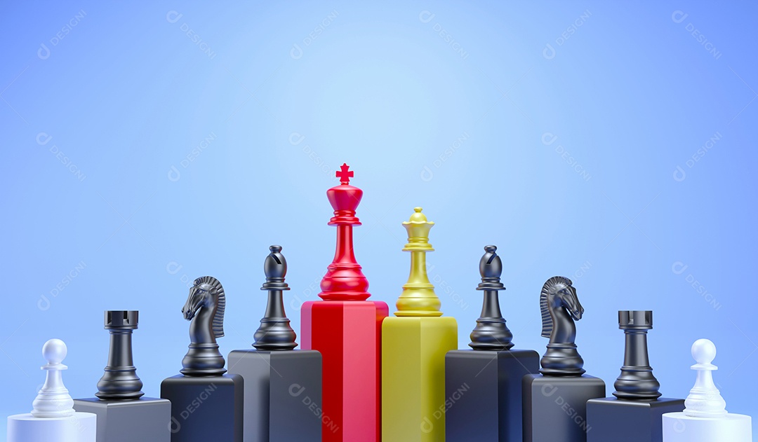 Um conceito de liderança aquela peça de xadrez em cima do