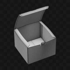 Caixa Para Lanche - Modelo 3D
