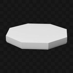 Caixa de Pizza Octógono - Modelo 3D