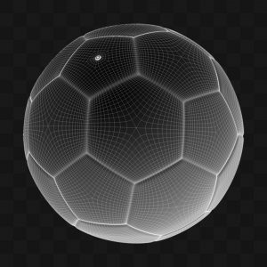 Bola de Futebol  - Modelo 3D