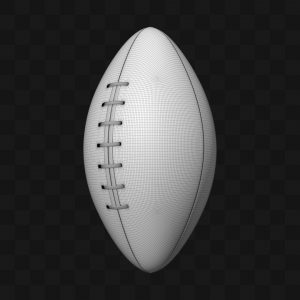 Bola Futebol Americano  - Modelo 3D