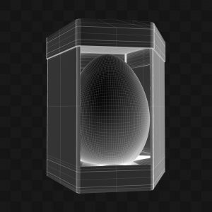 Caixa Ovo de Páscoa - Modelo 3D