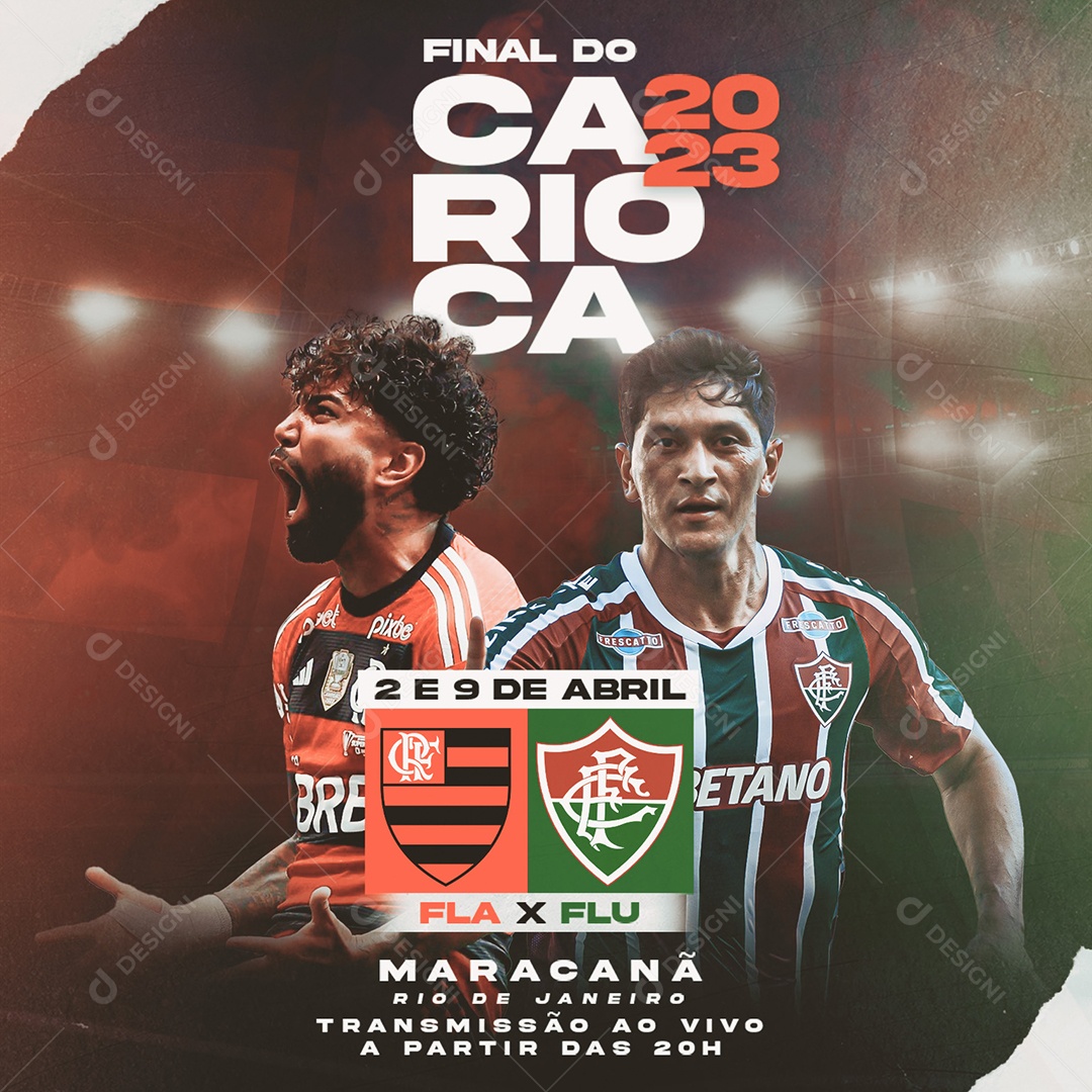 PSD Flamengo X Fluminense, 5.000+ modelos PSD grátis de alta