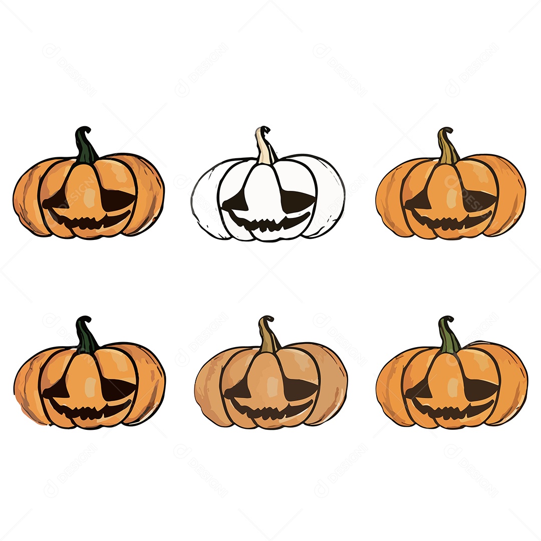 Desenho abobora png transparente halloween [download] - Designi