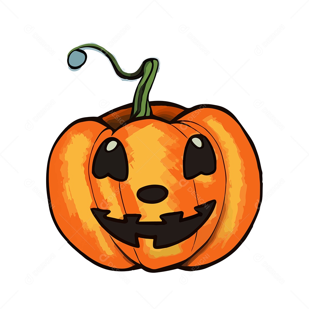 Desenho De Abóbora De Halloween Vetor EPS [download] - Designi