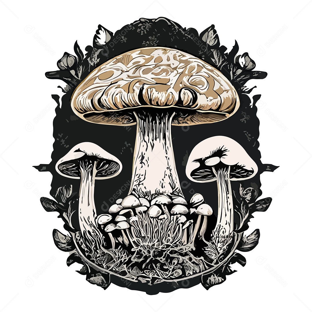 Desenho De Cogumelos PNG Images, Vetores E Arquivos PSD
