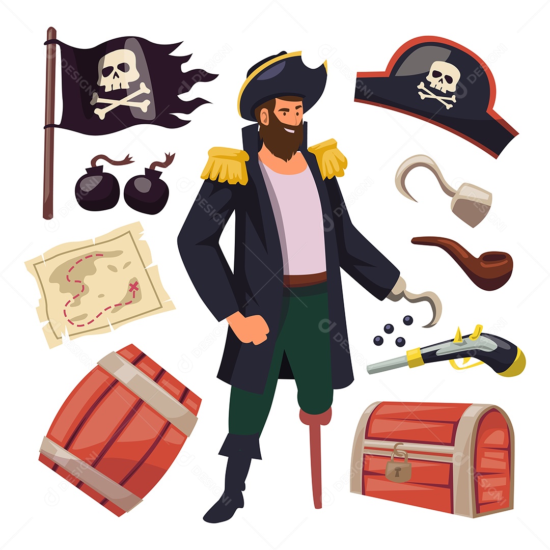 Página 2, Vetores e ilustrações de Recurso personagem jogo pirata para  download gratuito