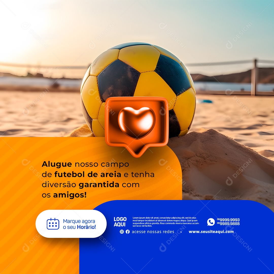 Campo de Futebol 3D Elemento para Composição PSD [download] - Designi