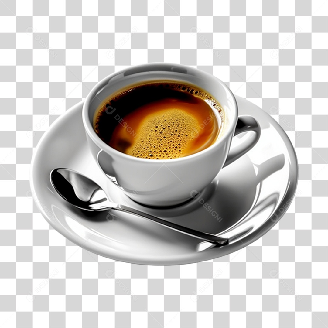 Xícara de café capuccino PNG Transparente