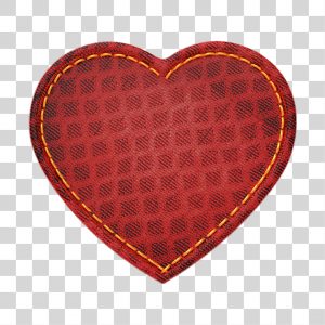 coração xadrez vermelho 10983100 PNG