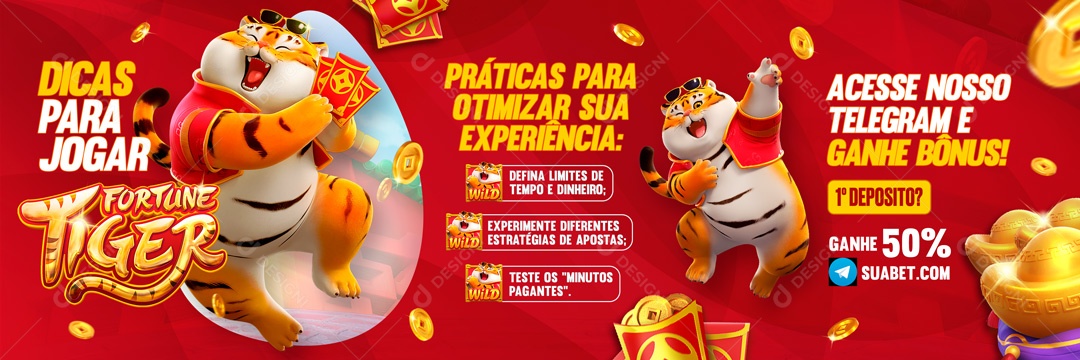 Banner Dicas Para Jogar Fortune Tiger Social Media PSD Editável [download]  - Designi